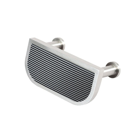 This is an image showing Finesse Immix Reed Cup Handle - Pewter/Stainless Steel available from trade door handles, quick delivery and discounted prices.