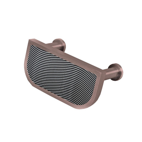This is an image showing Finesse Immix Spiral Cup Handle - Pewter/Bronze available from trade door handles, quick delivery and discounted prices.
