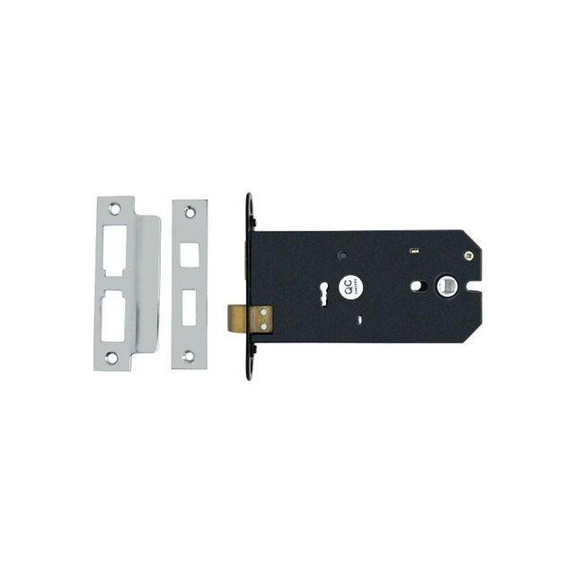 This is an image of Spira Brass - 3 Lever Horizontal Mortice Lock 6" Electro Brass   available to order from trade door handles, quick delivery and discounted prices.