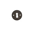 High quality image of Millhouse Brass Solid Brass Open Key Hole Escutcheon - Urban Dark Bronze | Sku. mhrkeudb | available to order from Trade Door Handles in Kendal.