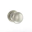 This is an image of Old English Harrogate Solid Brass Mushroom Mortice Knob on Concealed Fix Rose - available to order from Trade Door Handles.