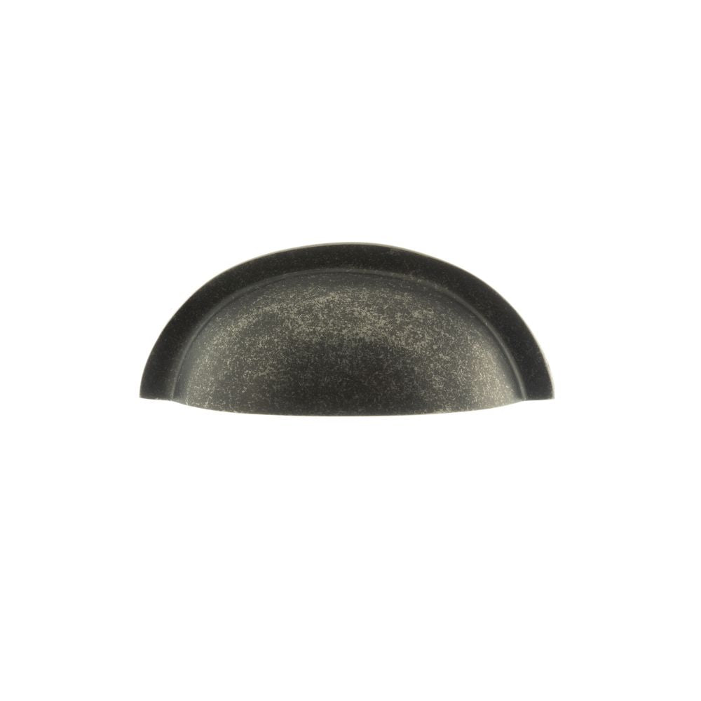 High quality image of Old English Winchester Solid Brass Cabinet Cup Pull Concealed Fix - Distressed S | Sku. oec1176ds | available to order from Trade Door Handles in Kendal.
