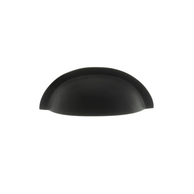 High quality image of Old English Winchester Solid Brass Cabinet Cup Pull Concealed Fix - Matt Black | Sku. oec1176mb | available to order from Trade Door Handles in Kendal.