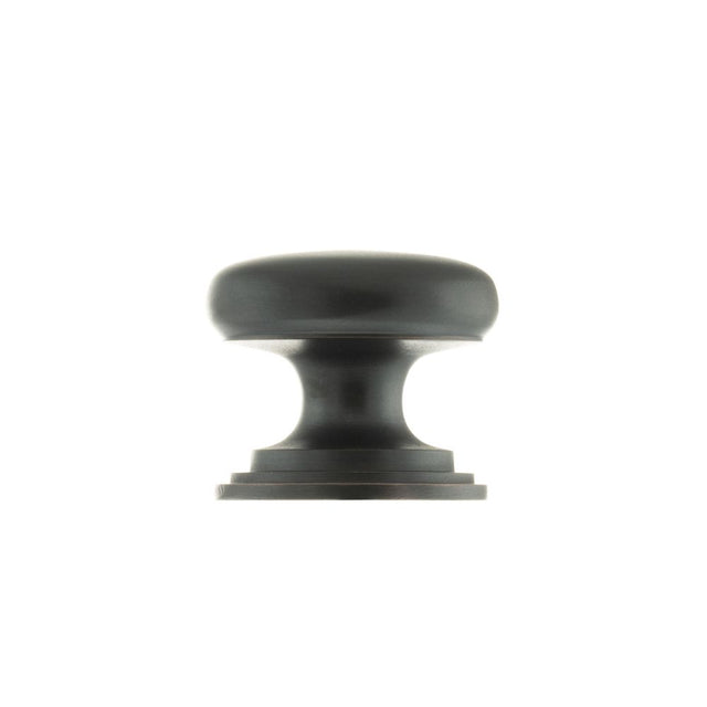 High quality image of Old English Lincoln Solid Brass Cabinet Knob 32mm Concealed Fix - Ant. Copper | Sku. oec1232ac | available to order from Trade Door Handles in Kendal.