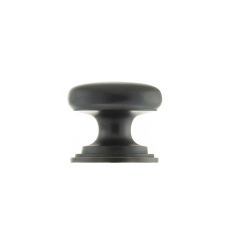 High quality image of Old English Lincoln Solid Brass Cabinet Knob 32mm Concealed Fix - Ant. Copper | Sku. oec1232ac available to order from Trade Door Handles in Kendal.