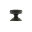High quality image of Old English Lincoln Solid Brass Cabinet Knob 32mm Concealed Fix - Matt Black | Sku. oec1232mb | available to order from Trade Door Handles in Kendal.