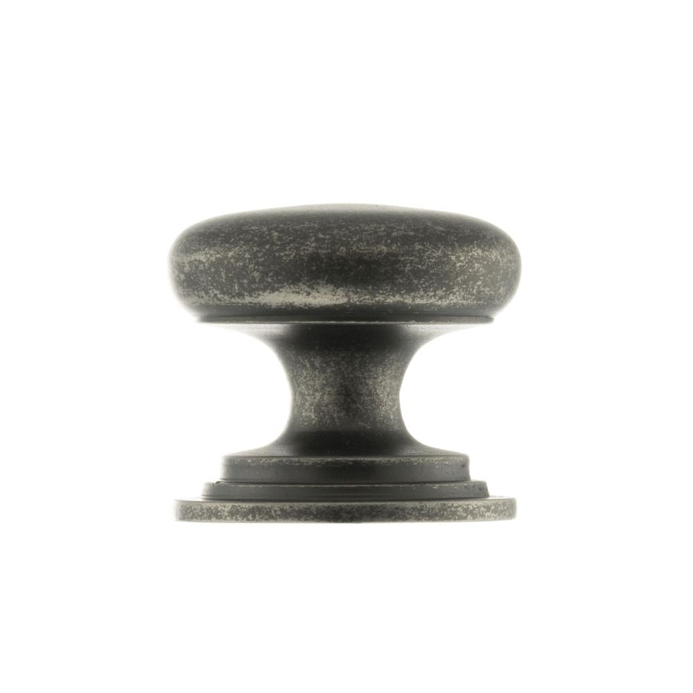 High quality image of Old English Lincoln Solid Brass Cabinet Knob 38mm Concealed Fix - Distressed Si | Sku. oec1238ds available to order from Trade Door Handles in Kendal.