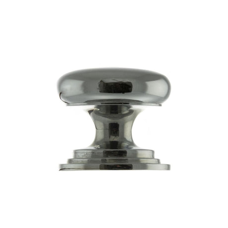 This is an image of Old English Lincoln Solid Brass Cabinet Knob 38mm Concealed Fix - Pol. Chrome available to order from Trade Door Handles.