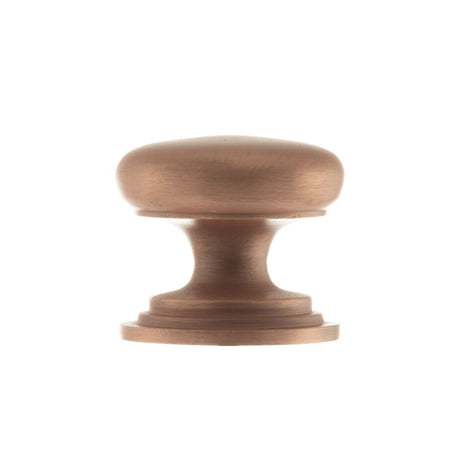 This is an image of Old English Lincoln Solid Brass Cabinet Knob 38mm Concealed Fix - Urban Sat. Co available to order from Trade Door Handles.