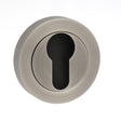 This is an image of Old English Euro Escutcheon - Matt Gun Metal available to order from Trade Door Handles.