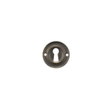 High quality image of Old English Solid Brass Open Key Hole Escutcheon - Urban Dark Bronze | Sku. oerkeudb | available to order from Trade Door Handles in Kendal.