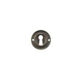 High quality image of Old English Solid Brass Open Key Hole Escutcheon - Urban Dark Bronze | Sku. oerkeudb available to order from Trade Door Handles in Kendal.