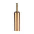 This is an image of a M.Marcus - Standing toilet brush holder Satin Brass Finish, br-brush-sb that is available to order from Trade Door Handles in Kendal.