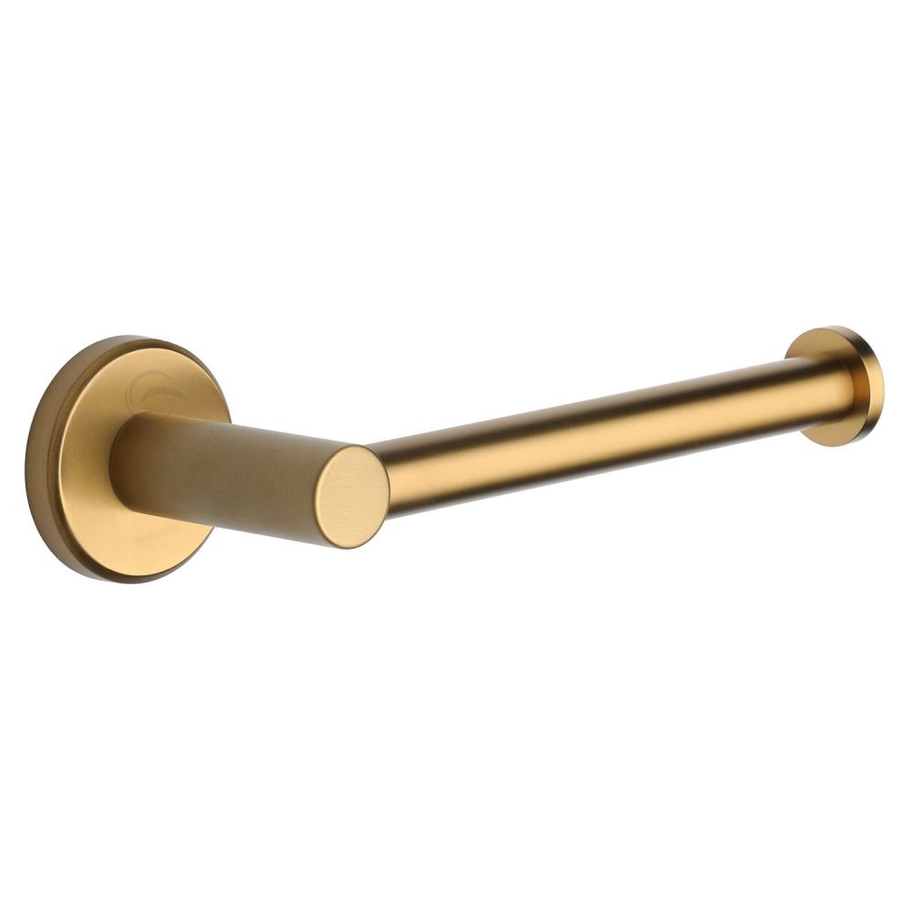 This is an image of a M.Marcus - Spare paper holder Satin Brass Finish, oxf-paper-sb that is available to order from Trade Door Handles in Kendal.