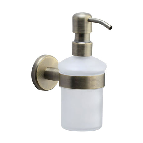 This is an image of a M.Marcus - Soap dispenser with high quality STS pump Matt Antique Finish, oxf-soap-ma that is available to order from Trade Door Handles in Kendal.