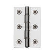 This is an image of a Heritage Brass - Hinge Brass with Phosphor Washers 3" x 2" Polished Chrome Finish, pr88-400-pc that is available to order from Trade Door Handles in Kendal.