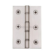 This is an image of a Heritage Brass - Hinge Brass with Phosphor Washers 3" x 2" Satin Nickel Finish, pr88-400-sn that is available to order from Trade Door Handles in Kendal.