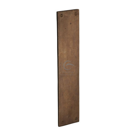 This is an image of a M.Marcus - Rustic Light Bronze Fingerplate**Discontinued**, rbl431 that is available to order from Trade Door Handles in Kendal.