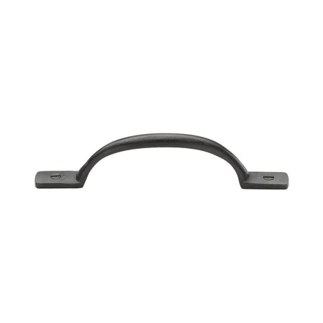 This is an image of a M.Marcus - Rustic Dark Bronze Cabinet Pull Russell Design 152mm, rdb1090-158 that is available to order from Trade Door Handles in Kendal.