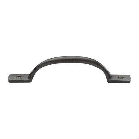 This is an image of a M.Marcus - Rustic Dark Bronze Cabinet Pull Russell Design 203mm, rdb1090-203 that is available to order from Trade Door Handles in Kendal.
