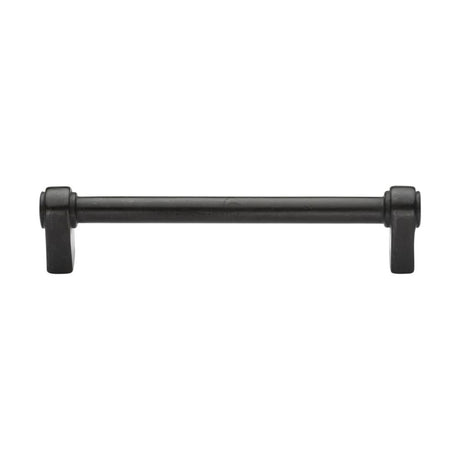 This is an image of a M.Marcus - Rustic Dark Bronze Cabinet Pull Ironbridge Design 160mm CTC, rdb3325-160 that is available to order from Trade Door Handles in Kendal.