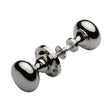 This is an image of a Heritage Brass - Victoria Rim Knob Polished Nickel Finish, rim-v980-pnf that is available to order from Trade Door Handles in Kendal.