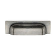 This is an image of a M.Marcus - Rustic Pewter Cabinet Pull Military Design 76/96mm, rpw1720-76-96 that is available to order from Trade Door Handles in Kendal.