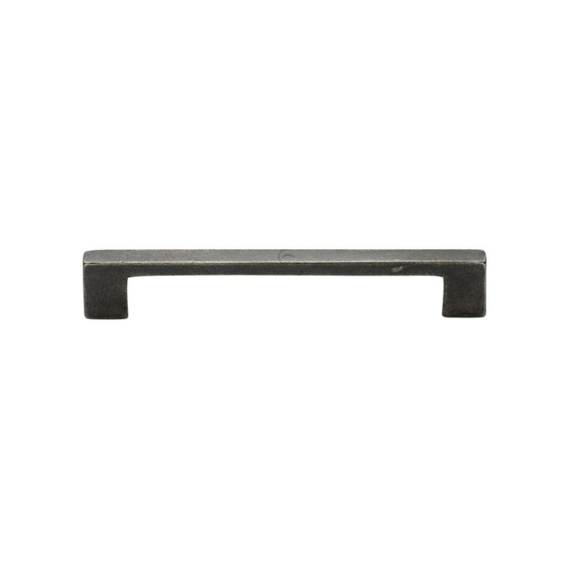 This is an image of a M.Marcus - Rustic Pewter Cabinet Pull Metro Design 96mm CTC, rpw337-96 that is available to order from Trade Door Handles in Kendal.