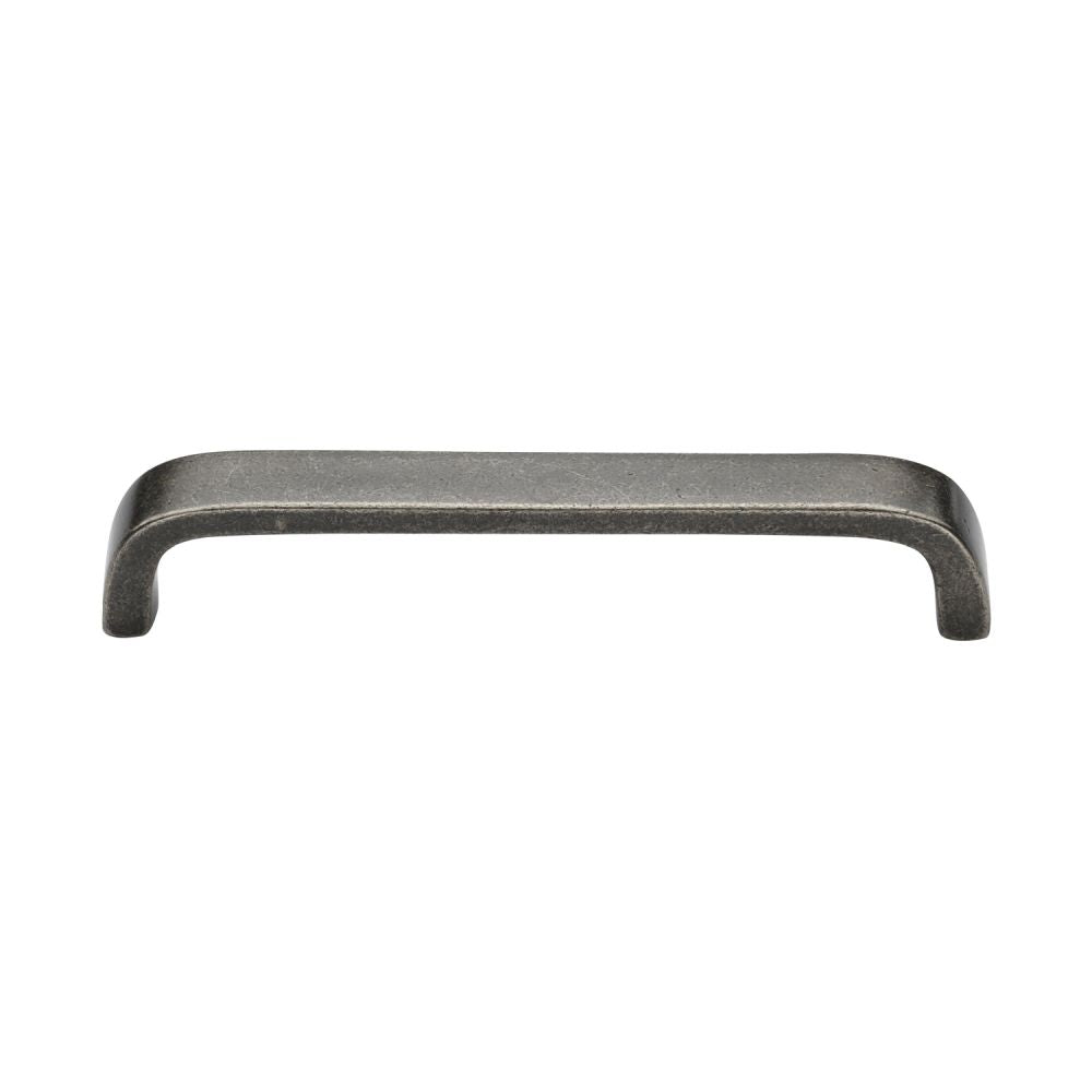 This is an image of a M.Marcus - Rustic Dark Rustic Pewter Cabinet Pull D Shaped 160mm CTC, rpw341-160 that is available to order from Trade Door Handles in Kendal.