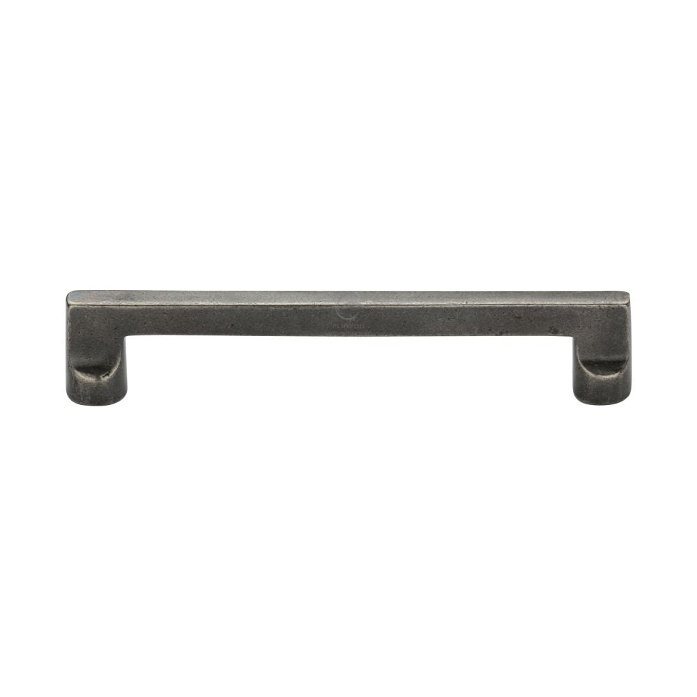 This is an image of a M.Marcus - Rustic Pewter Cabinet Pull Apollo Design 160mm CTC, rpw345-160 that is available to order from Trade Door Handles in Kendal.