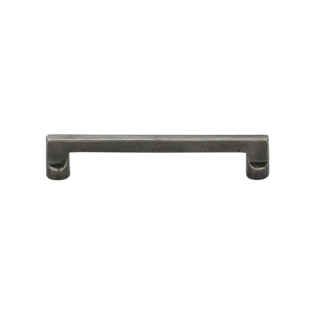 This is an image of a M.Marcus - Rustic Pewter Cabinet Pull Apollo Design 96mm CTC, rpw345-96 that is available to order from Trade Door Handles in Kendal.