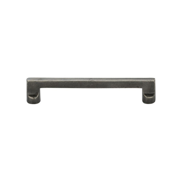 This is an image of a M.Marcus - Rustic Pewter Cabinet Pull Apollo Design 96mm CTC, rpw345-96 that is available to order from Trade Door Handles in Kendal.