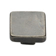 This is an image of a M.Marcus - Rustic Pewter Cabinet Knob Square Design 38mm, rpw3674-38 that is available to order from Trade Door Handles in Kendal.