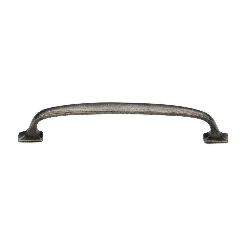 This is an image of a M.Marcus - Rustic Pewter Cabinet Pull Durham Design 192mm CTC, rpw3721-192 that is available to order from Trade Door Handles in Kendal.