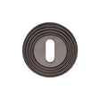 High quality image of Heritage Brass - Key Escutcheon Matt Bronze Finish | Sku. rr4000-mb | Trade Door Handles, Kendal.