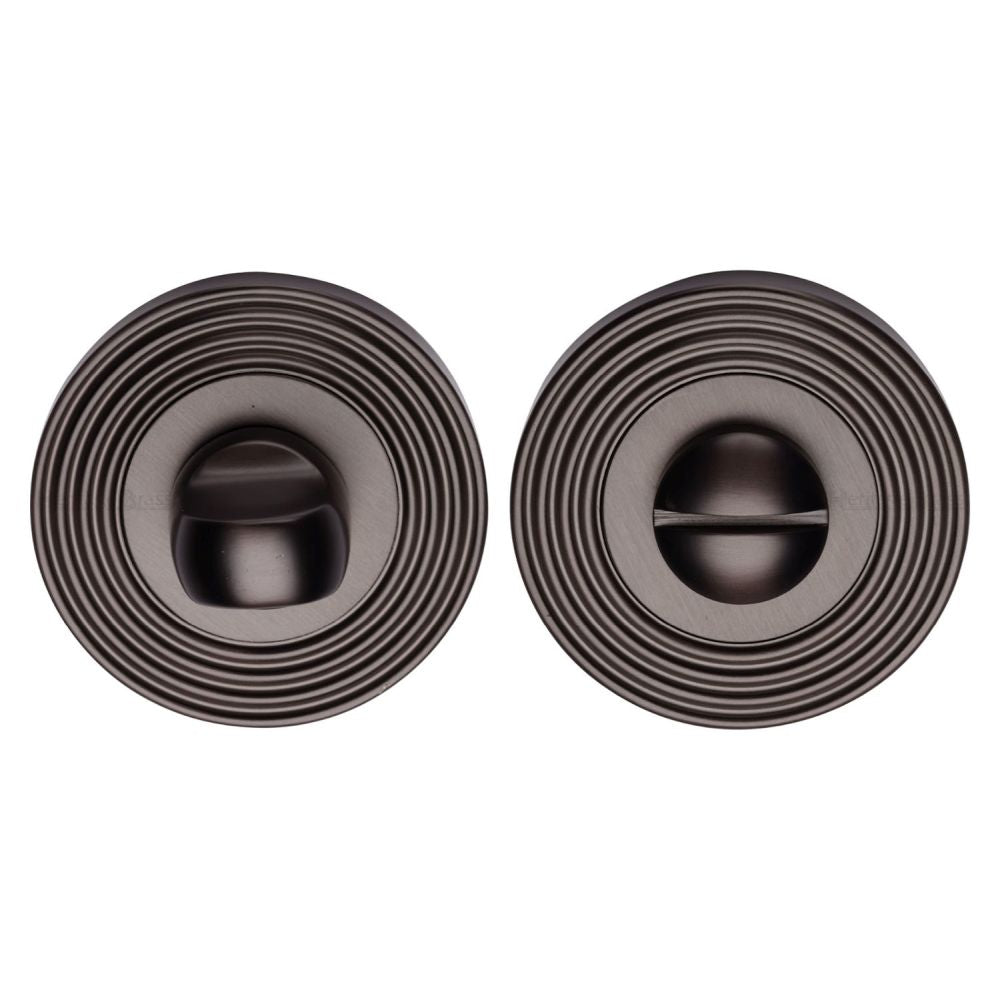 High quality image of Heritage Brass - Thumbturn & Emergency Release Matt Bronze Finish | Sku. rr4049-mb | Trade Door Handles, Kendal.