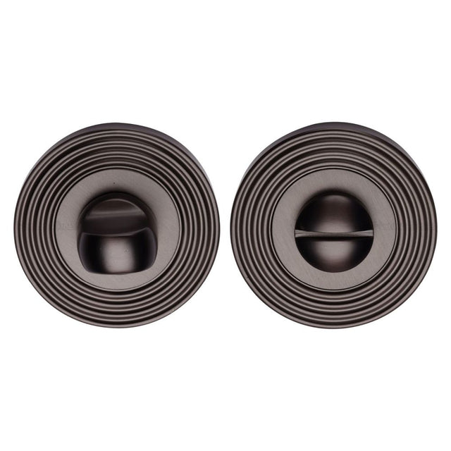 High quality image of Heritage Brass - Thumbturn & Emergency Release Matt Bronze Finish | Sku. rr4049-mb | Trade Door Handles, Kendal.