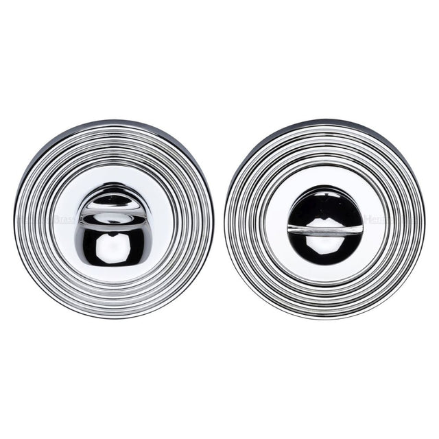 High quality image of Heritage Brass - Thumbturn & Emergency Release Polished Chrome Finish | Sku. rr4049-pc | Trade Door Handles, Kendal.