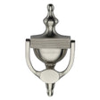 This is an image of a Heritage Brass - Urn Knocker 7 1/4" Satin Nickel finish, rr912-195-sn that is available to order from Trade Door Handles in Kendal.