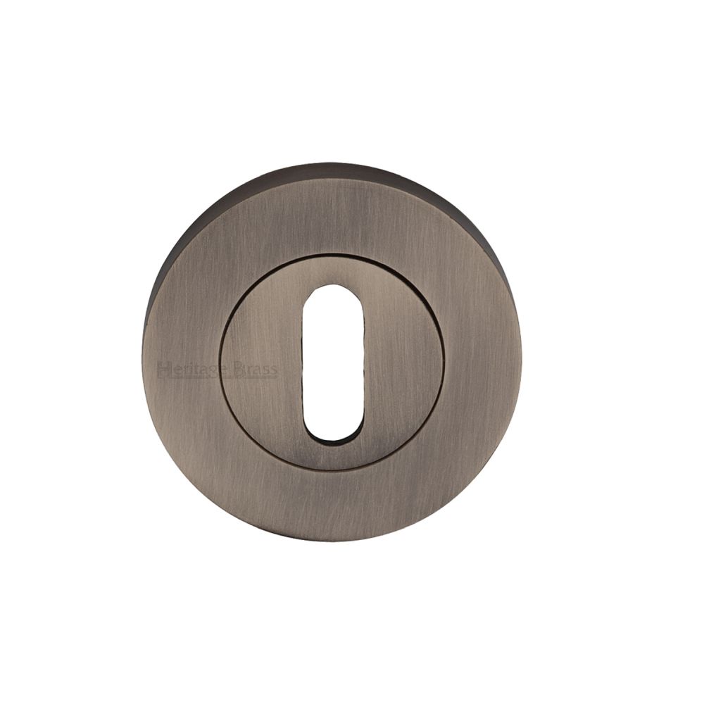 This is an image of a Heritage Brass - Key Escutcheon Matt Bronze Finish, rs2000-mb that is available to order from Trade Door Handles in Kendal.