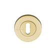 This is an image of a Heritage Brass - Key Escutcheon Satin Brass Finish, rs2000-sb that is available to order from Trade Door Handles in Kendal.