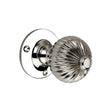 This is an image of Spira Brass - Regency Mortice Door Knob Polished Nickel   available to order from trade door handles, quick delivery and discounted prices.