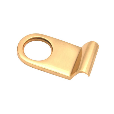 This is an image of Spira Brass - Victorian Cylinder Pull Polished Brass   available to order from trade door handles, quick delivery and discounted prices.