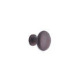 This is an image of Spira Brass - Mushroom 25mm Cupboard Knob Aged Bronze   available to order from trade door handles, quick delivery and discounted prices.