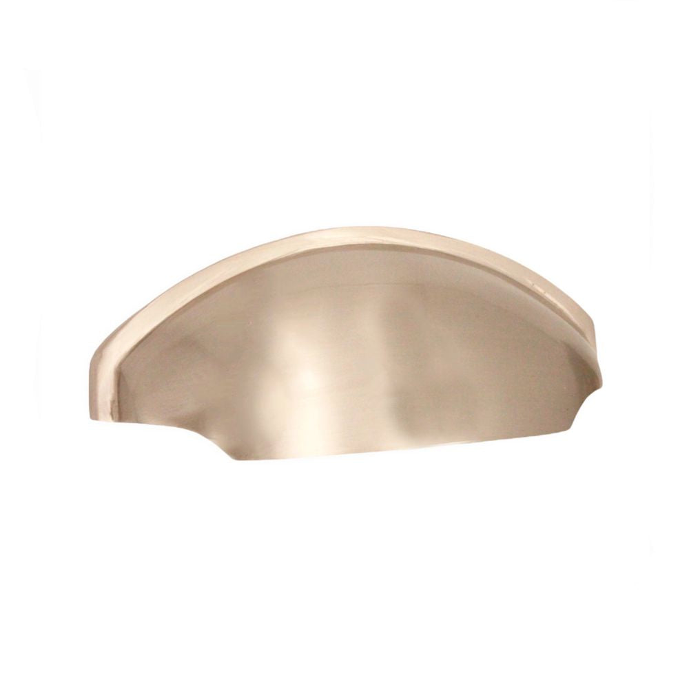 This is an image of Spira Brass - Tulip Cup Drawer Pull Polished Nickel   available to order from trade door handles, quick delivery and discounted prices.