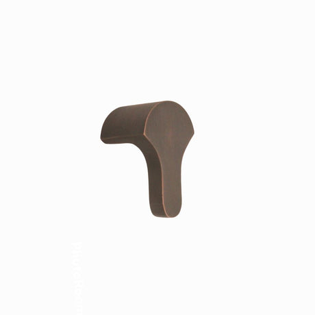 This is an image of Spira Brass - Tulip Drop Pull Aged Bronze   available to order from trade door handles, quick delivery and discounted prices.