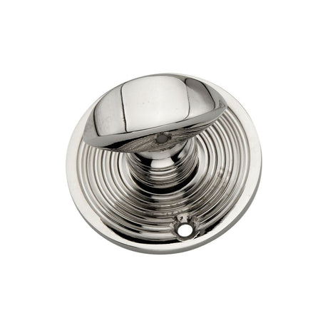 This is an image of Spira Brass - Beehive Turn & Release  Satin Chrome   available to order from trade door handles, quick delivery and discounted prices.