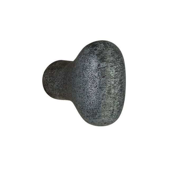 This is an image of Spira Brass - Potato 40mm Cupboard Knob Pewter   available to order from trade door handles, quick delivery and discounted prices.