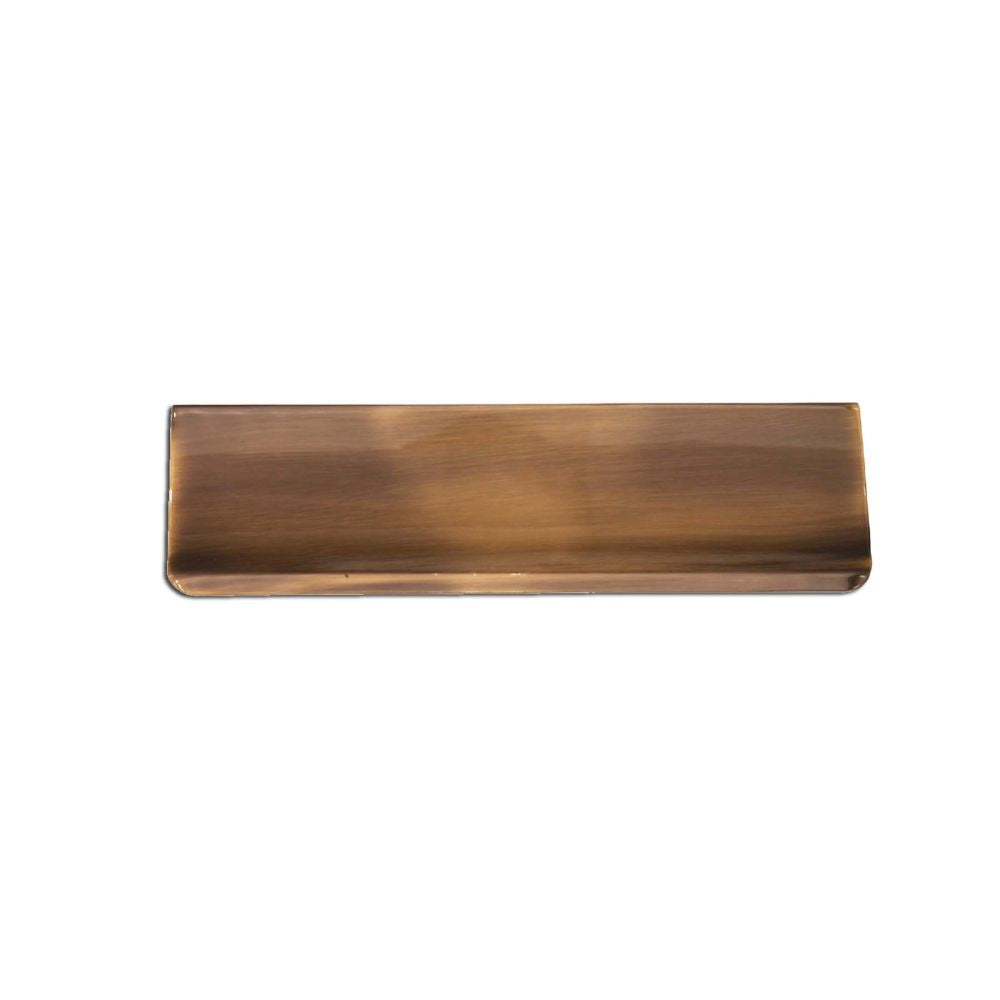 This is an image of Spira Brass - Tidy Flap 275 x 80mm Antique Brass   available to order from trade door handles, quick delivery and discounted prices.