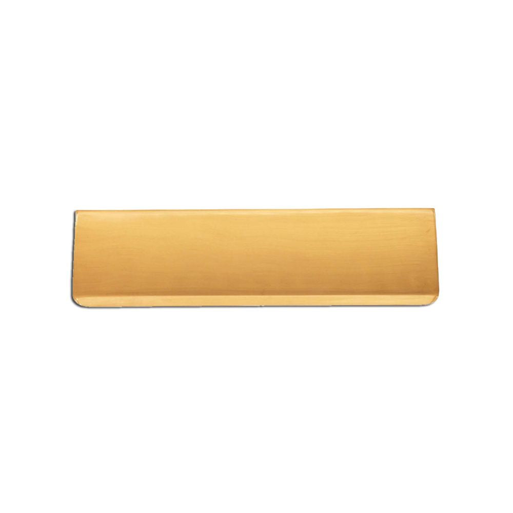 This is an image of Spira Brass - Tidy Flap 275 x 80mm Satin Brass   available to order from trade door handles, quick delivery and discounted prices.